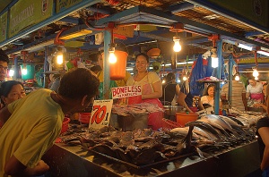 The fish vendor